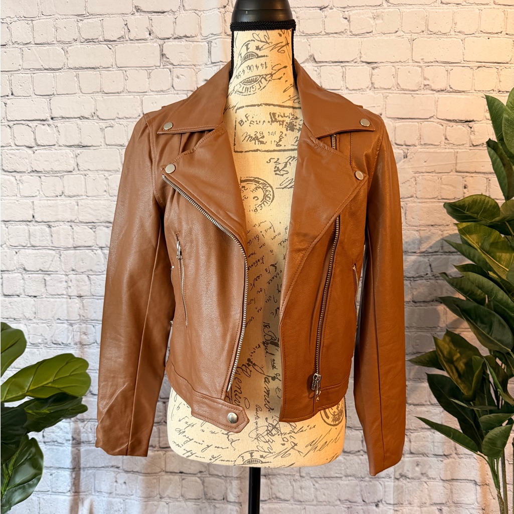 3bn Hit The Road Vegan Leather Jacket — image 2 of 5